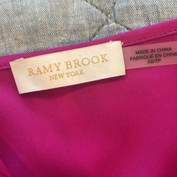 Ramy Brook Portia cowel neck cami in diva pink - Picture 3 of 5